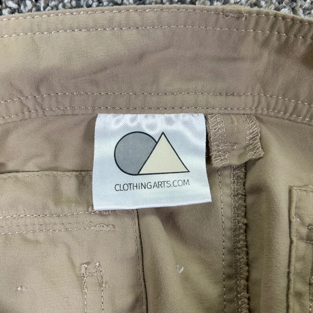 Clothing Arts P^cubed Pick-Pocket Proof Travel Cargo Pants Tan Mens‎ 36x30
